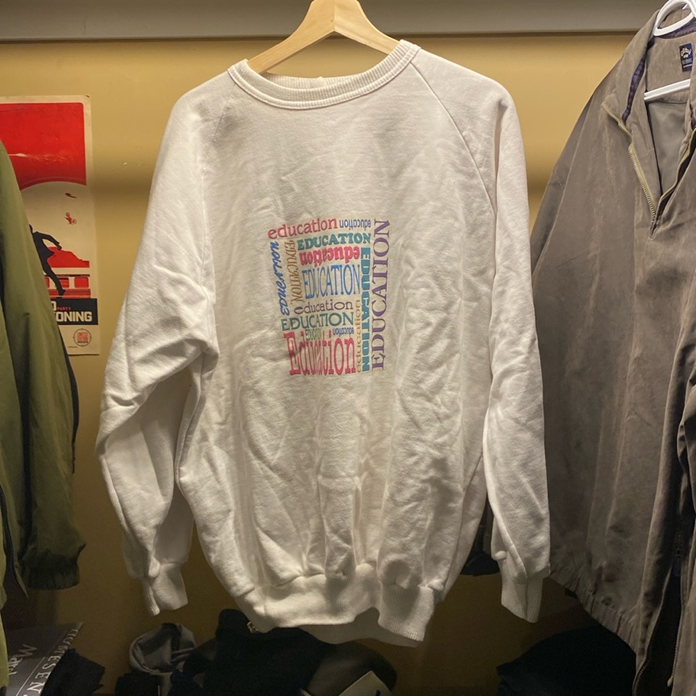 Highlander White Graphic Sweatshirt